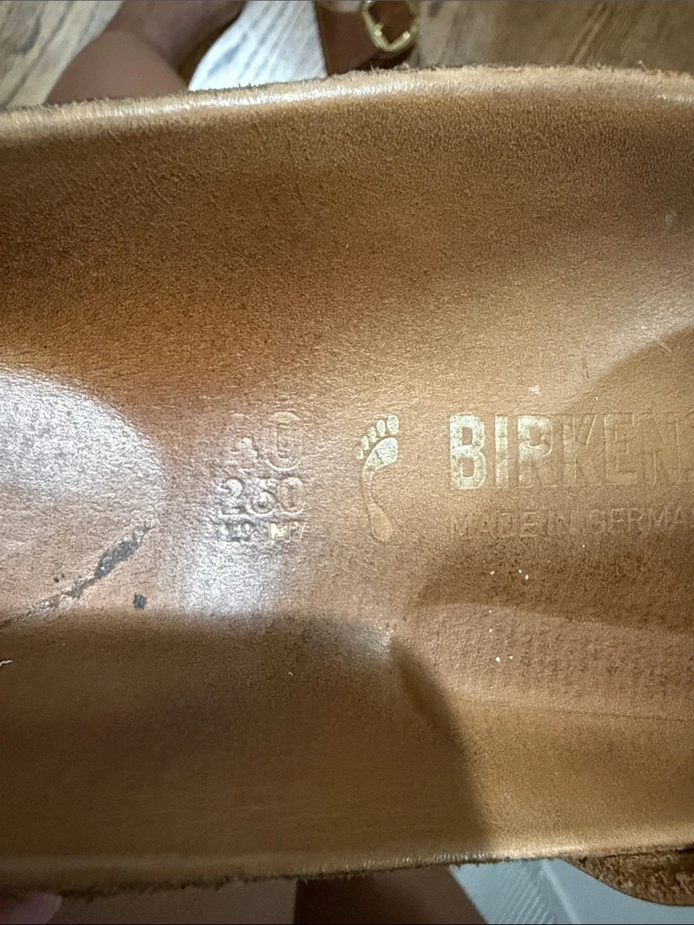 Brown Birkenstocks size 40